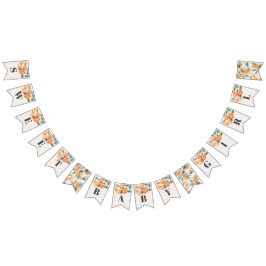 baby shower banner sinaasappel