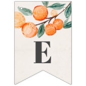 baby shower banner sinaasappel (Derde vlag)