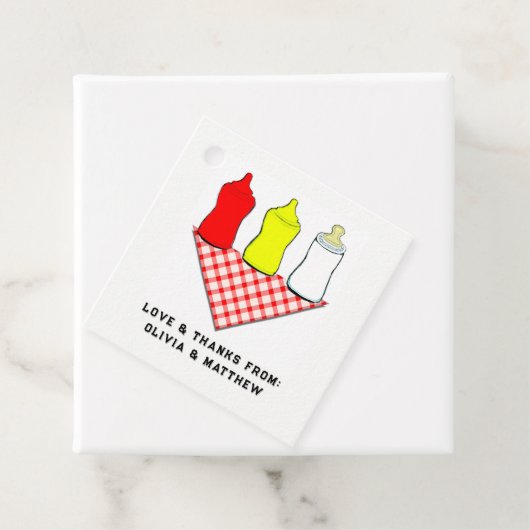 BABY SHOWER BBQ BEDANKJES LABELS (In situ)