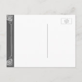 Baby Shower | BBQ | Chalkboard Uitnodiging Briefkaart (Achterkant)