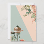 Baby shower BBQ Genderneutraal Kaart (Achterkant)