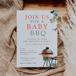 Baby shower BBQ Genderneutraal Kaart