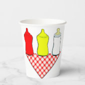 BABY SHOWER BBQ PAPIEREN BEKERS (Achterkant)