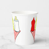 BABY SHOWER BBQ PAPIEREN BEKERS (Rechts)