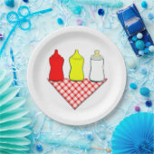 BABY SHOWER BBQ PAPIEREN BORDJE (Feest)