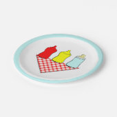 BABY SHOWER BBQ PAPIEREN BORDJE (Gekanteld)