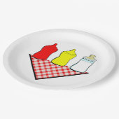 BABY SHOWER BBQ PAPIEREN BORDJE (Gekanteld)