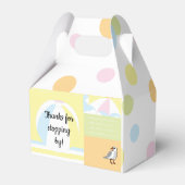 Baby shower Beach Ball Gable Favor Box Bedankdoosjes (Voorkant Zijde)
