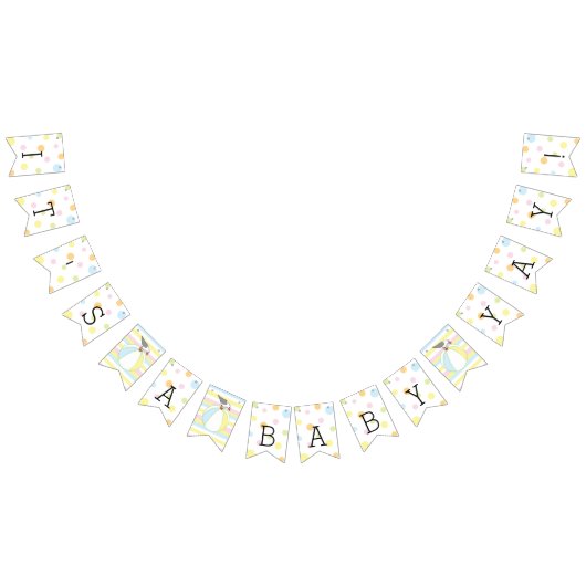 Baby shower Beach Ball, Swallowtail Banner (Alle)