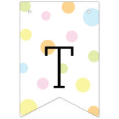 Baby shower Beach Ball, Swallowtail Banner (Tweede vlag)