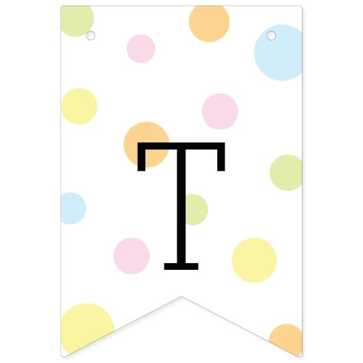 Baby shower Beach Ball, Swallowtail Banner (Tweede vlag)