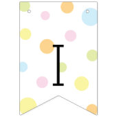 Baby shower Beach Ball, Swallowtail Banner (Eerste vlag)