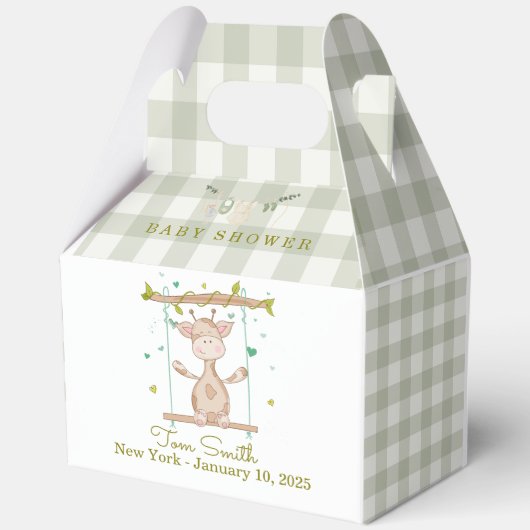 BABY SHOWER BEDANKDOOSJES (Voorkant)