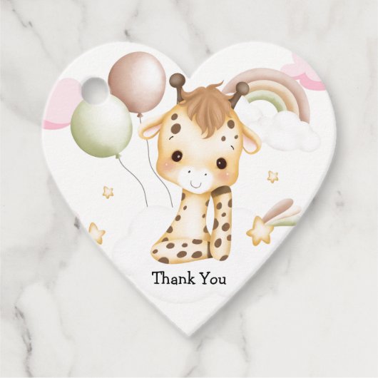 BABY SHOWER BEDANKJES LABELS (Voorkant)