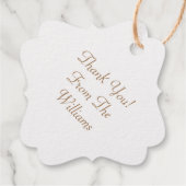  Baby shower Bedankjes Labels (Achterkant)