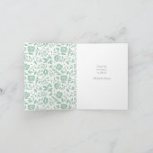 Baby shower Bedankkaart (Binnen)