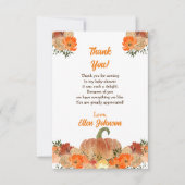 Baby shower bedankkaart (Voorkant)