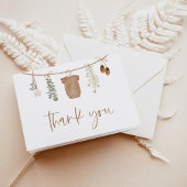 Baby shower bedankkaart, genderneutrale Baby Bedankkaart