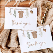 Baby shower bedankkaart, genderneutrale Baby Bedankkaart