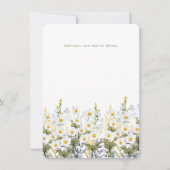 Baby shower bedankkaart met een schattige fawn. (Achterkant)