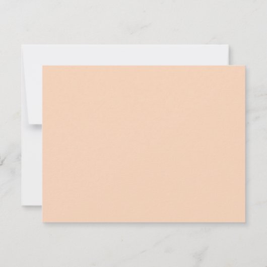 Baby shower bedankkaart, "roze/goud" bedankkaart (Achterkant)