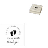 Baby shower Bedankt Custom Rubberstempel (Gestempeld)