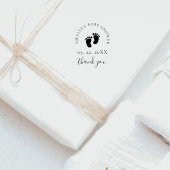 Baby shower Bedankt Custom Rubberstempel