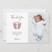 Baby shower Bedankt Foto (Voorkant)