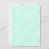 Baby Shower Bedankt Geslacht Neutraal Groen Kaart (Achterkant)