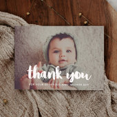 Baby shower bedankt je creditcard