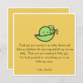 Baby shower bedankt je creditcard (Voorkant / Achterkant)