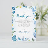 baby shower bedankt je creditcard | Jongen | Hippo Informatiekaartje (Staand voorkant)