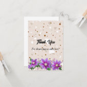 Baby shower bedankt je creditcard kaart (Voorkant / Achterkant in situ)