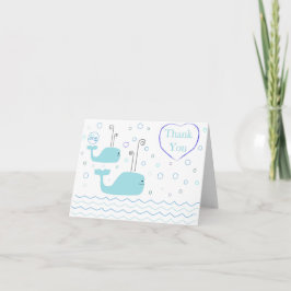 Baby shower - Bedankt kaart (jongen)