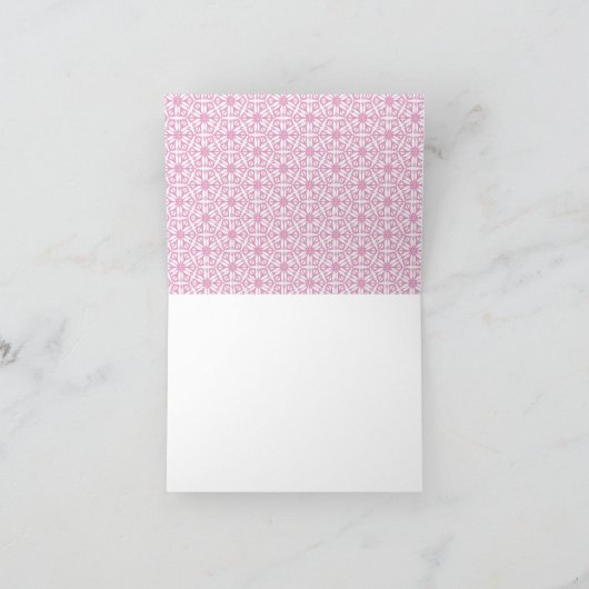 Baby shower Bedankt kaarten (Binnen)