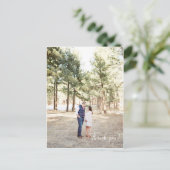 Baby shower Bedankt Post Kaart (Staand voorkant)