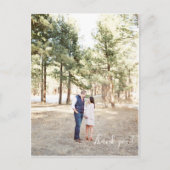 Baby shower Bedankt Post Kaart (Voorkant)