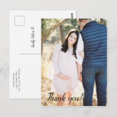 Baby shower Bedankt Post Kaarten (Voorkant / Achterkant)