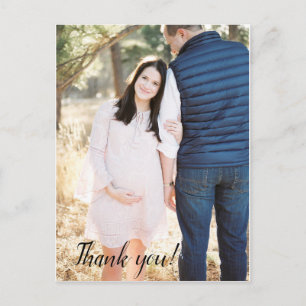 Baby shower Bedankt Post Kaarten