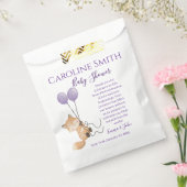 BABY SHOWER BEDANKZAKJE (Gezegeld)