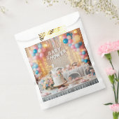 Baby shower bedankzakje (Gezegeld)