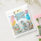 Baby shower bedankzakje (Gezegeld)