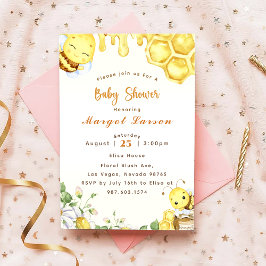 Baby shower Bee Baby shower Kaart