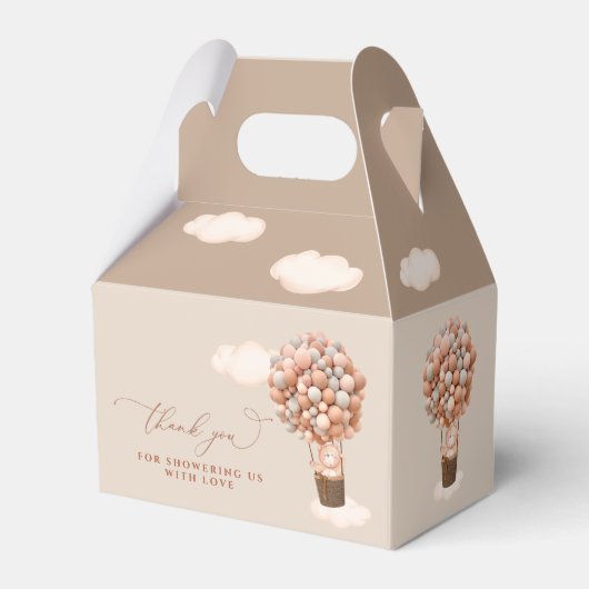 Baby shower Beer Ballons Favor Box Bedankdoosjes (Achterkant)