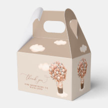 Baby shower Beer Ballons Favor Box