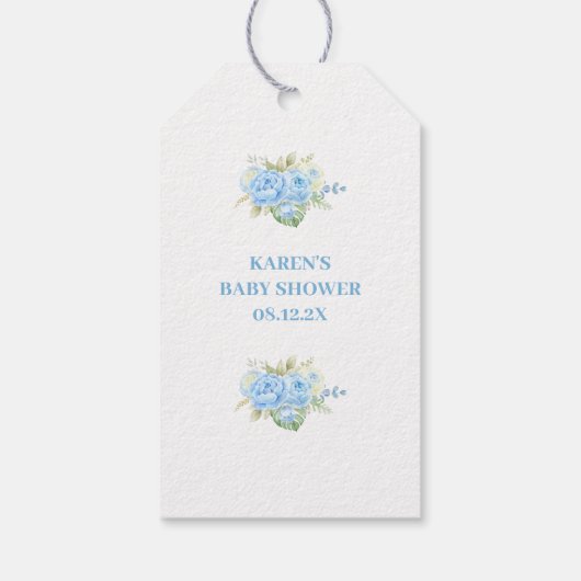 Baby shower Beer Cadeaulabel (Achterkant)