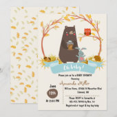 Baby shower Beer uitnodiging (Voorkant / Achterkant)