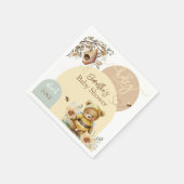 Baby shower Beer van kleine honingbijen Servet (Hoek)