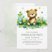 Baby shower Beer Woodland Kaart (Voorkant / Achterkant)