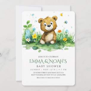 Baby shower Beer Woodland Kaart